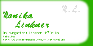 monika linkner business card